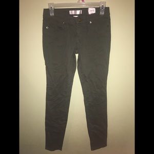 Army Green Skinny Jeans